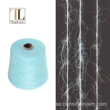 Topline fluffy merino dhogor isku dhafan mohair yarn